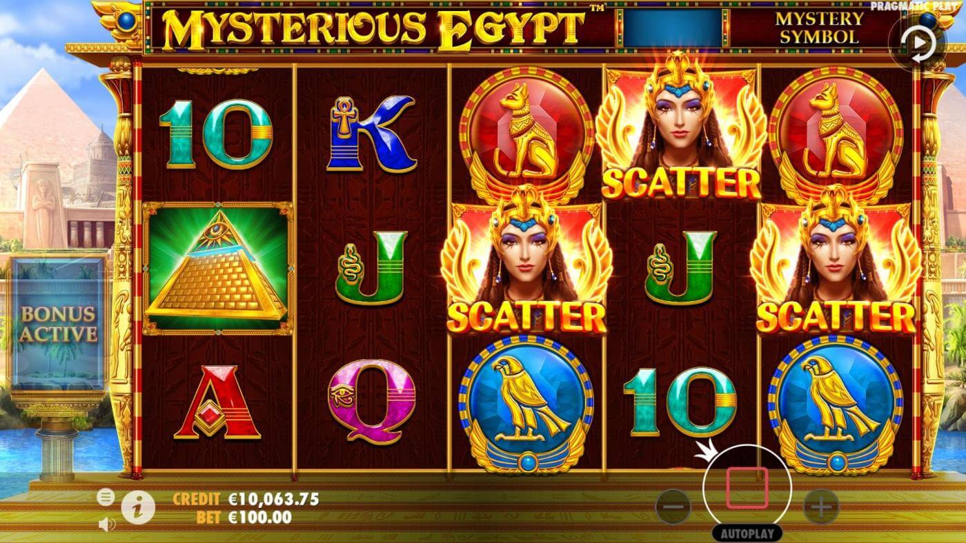 Jogue Egypt's Book of Mystery Online, 96,75% RTP