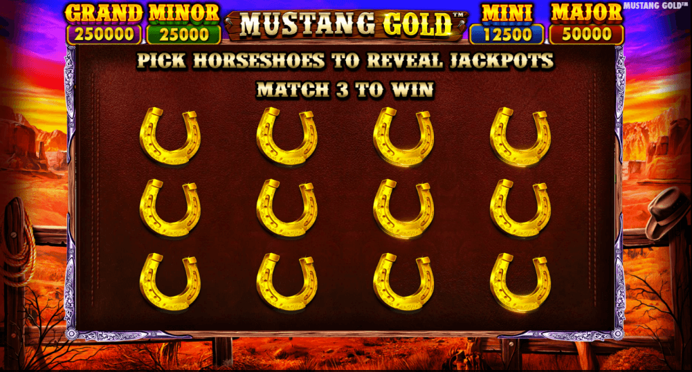 Jackpot da Slot Mustang Gold