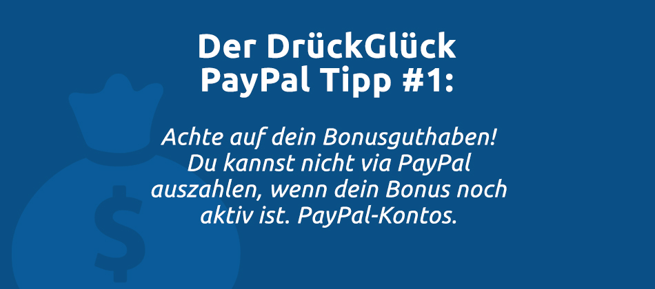 Drückglück Paypal Drückglück Paypal
