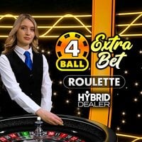 Roulette 4-Ball Extra Bet Hybrid Dealer