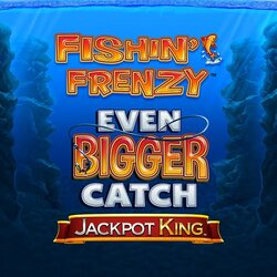 Fishin Frenzy Even Bigger Catch Jackpot King Logo