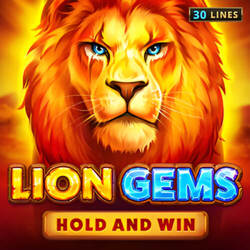 Lion Gems: Hold and Win Logo