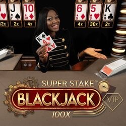 Super Stake Blackjack VIP Logo