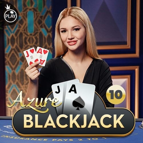 Blackjack 10 - Azure smámynd af spilakassaleik frá Pragmatic