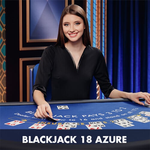 Blackjack 18 - Azure miniatyrbild av kasinospel från Pragmatic