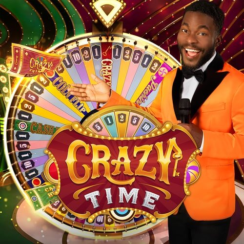 Crazy Time game thumbnail by Evolution OSS