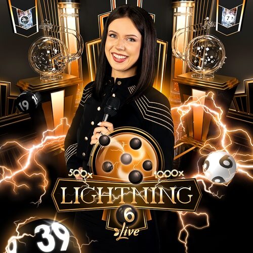 Lightning 6 Bingo miniatyrbild av kasinospel från Evolution OSS
