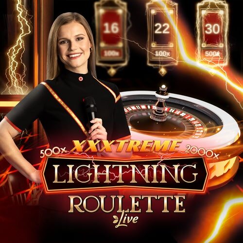 XXXTreme Lightning Roulette game thumbnail by Evolution OSS