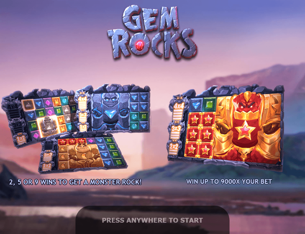 Gem rocks slot