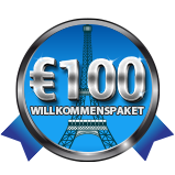 Ihr €100 Willkommenspaket