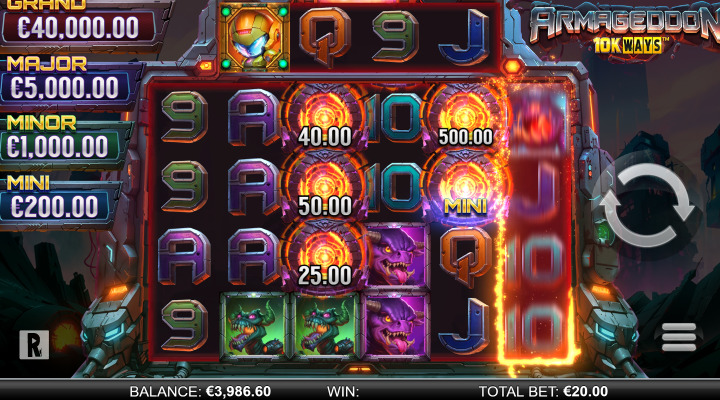 Armageddon 10K Ways Slot Screenshot