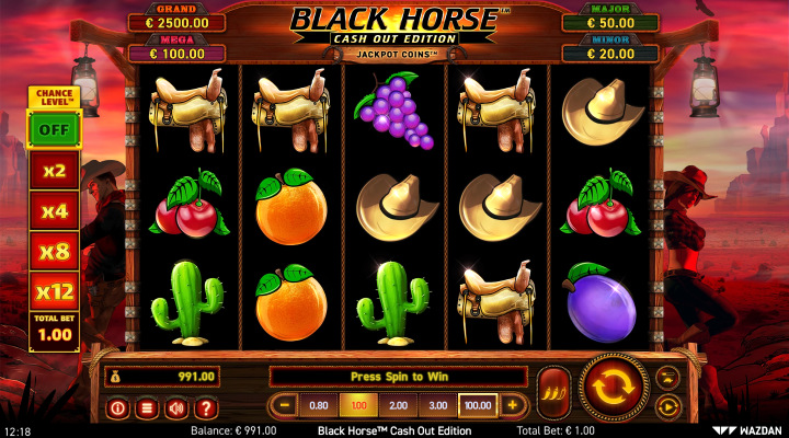 Black Horse Cash Out Slot Screenshot