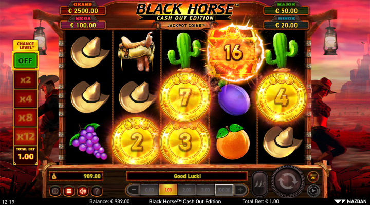 Black Horse Cash Out Slot Screenshot