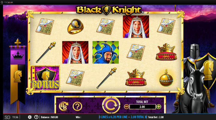 Black Knight Slot Screenshot