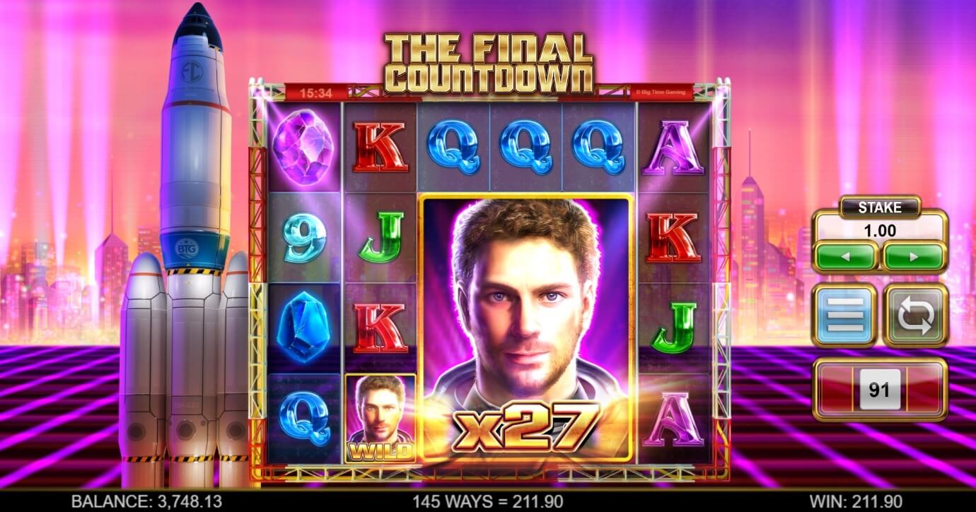 The official Final Countdown video slot at PlayOJO UK online casino