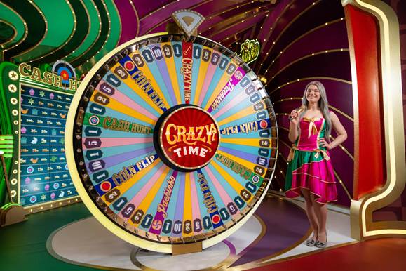 Crazy Time Live Casino Screenshot