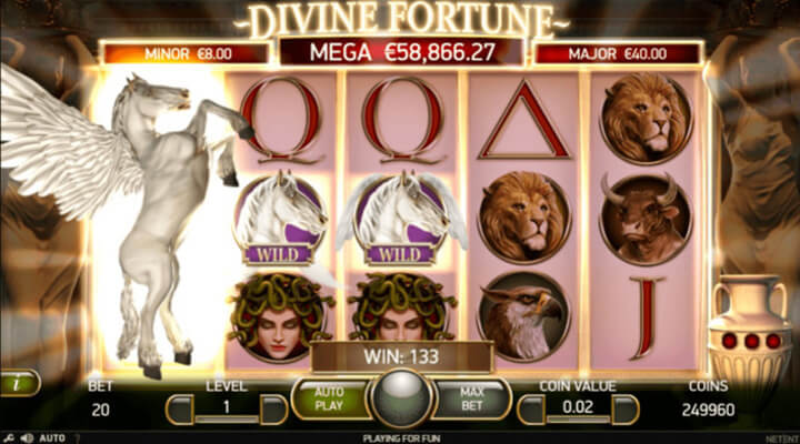 Divine Fortune Slot Screenshot