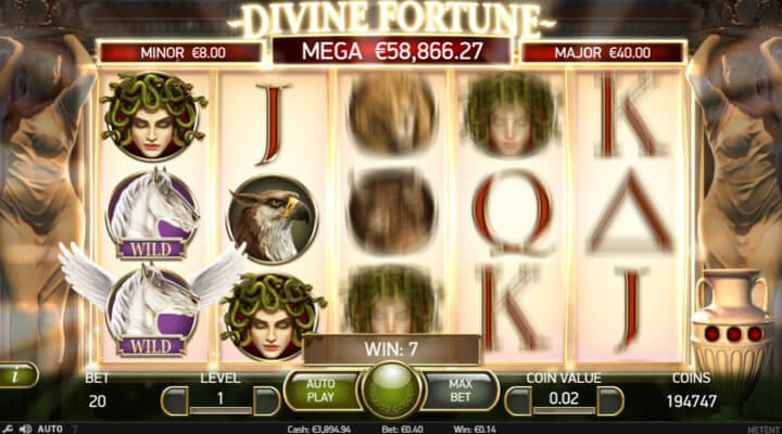 Divine Fortune Win Screenshot