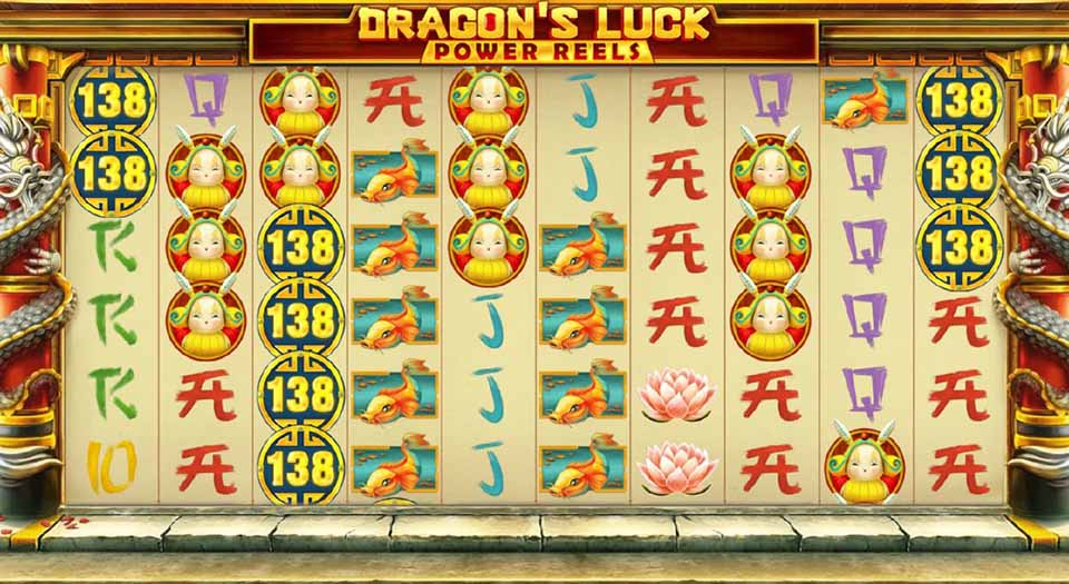 Dragon’s Luck Power Reels jackpot slot screeshot 
