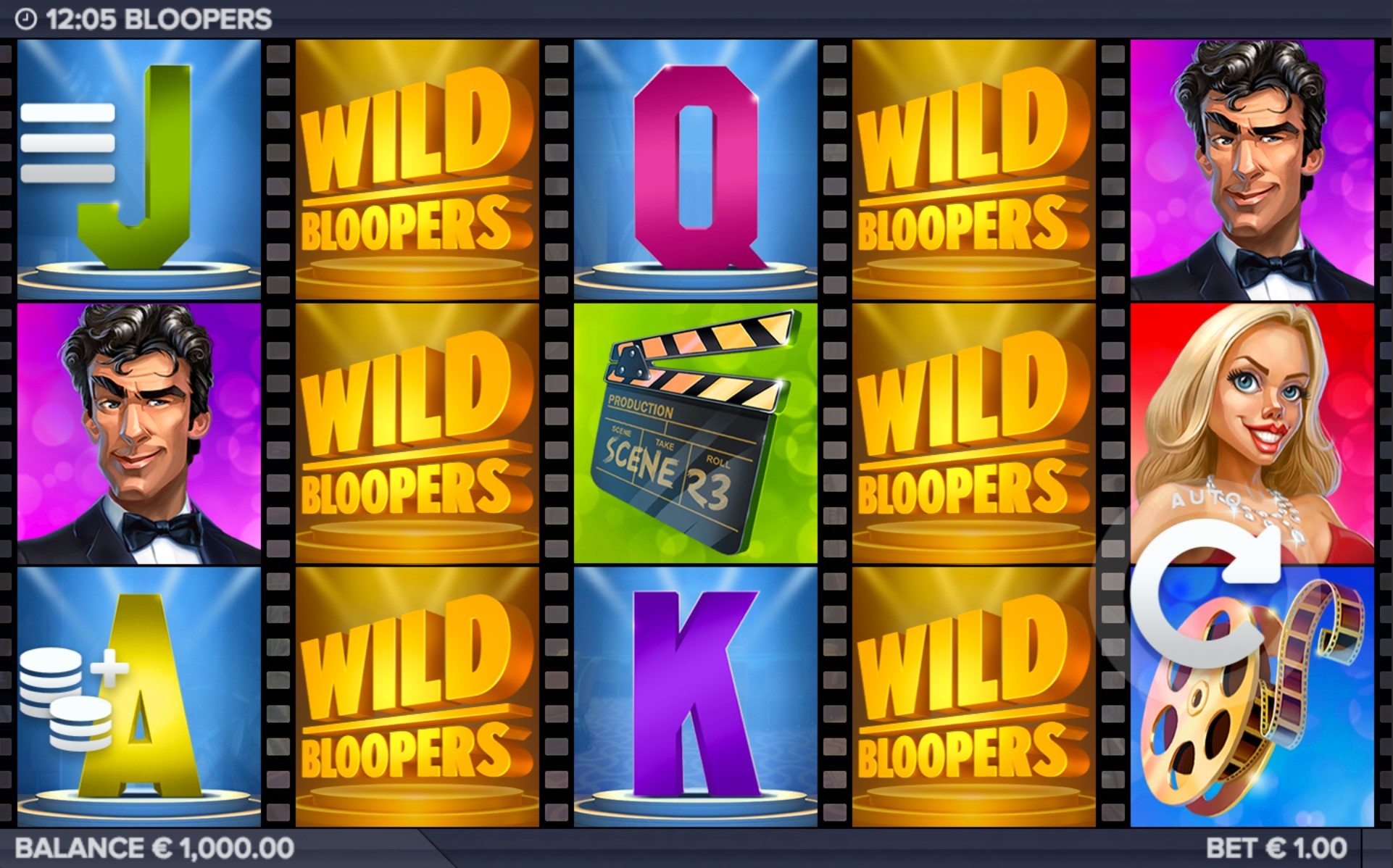 Wild symbols in Bloopers online video slot from ELK Studios
