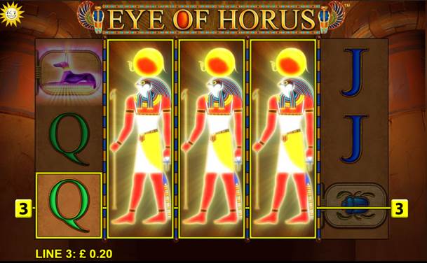 Eye of Horus Slot Screenshot