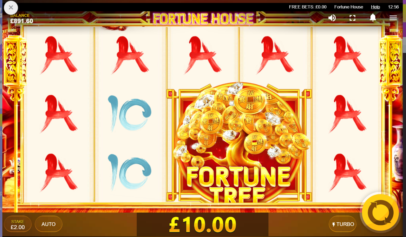 Fortune Tree special feature triggered on PlayOJO’s Fortune House video slot