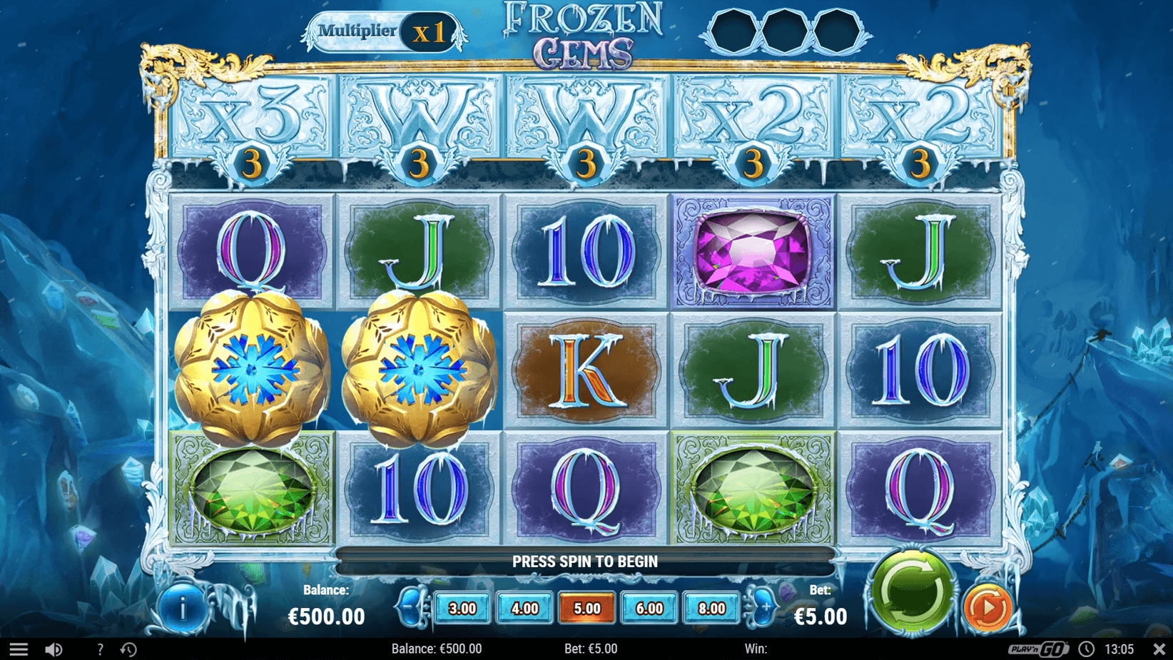 Play Frozen Gems Slot | 50 Free Spins | PlayOJO