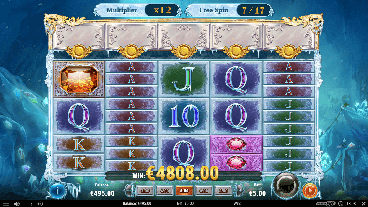 Play Frozen Gems Slot | 50 Free Spins | PlayOJO