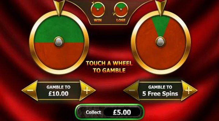 Gold Cash Free Spins Slot Features Screenshot