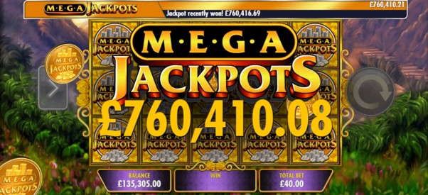 Here’s what you’ll see if you win the MegaJackpots progressive prize