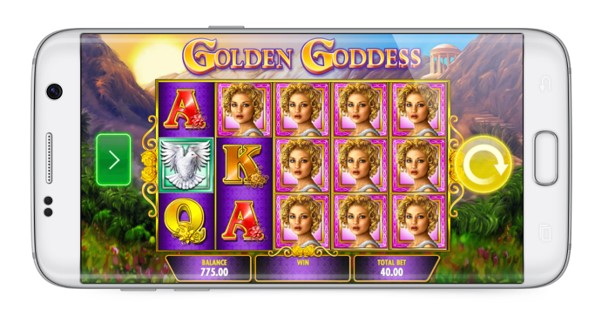 Play Golden Goddess mobile slots on iPhone and Android at PlayOJO