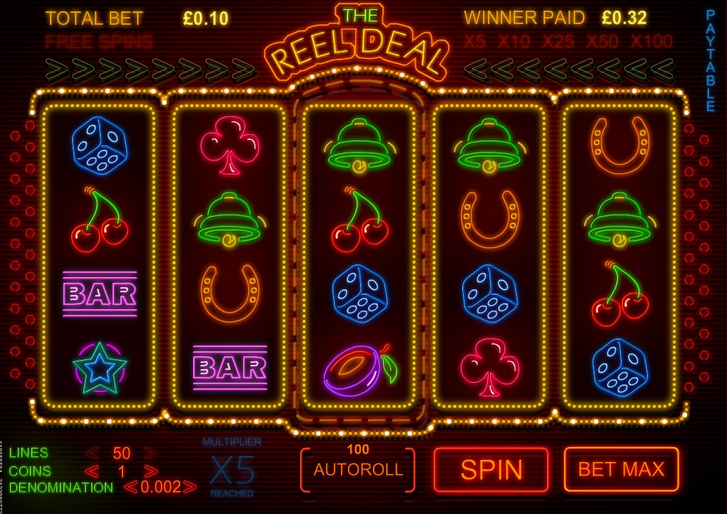 The Reel Deal online slot by GVG