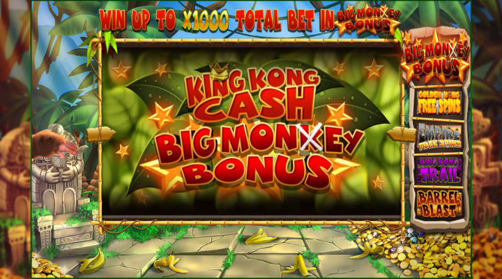 Play King Kong Cash slot online | 10 Features | PlayOJO