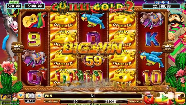 Chilli Gold slot featuring Stellar Jackpots