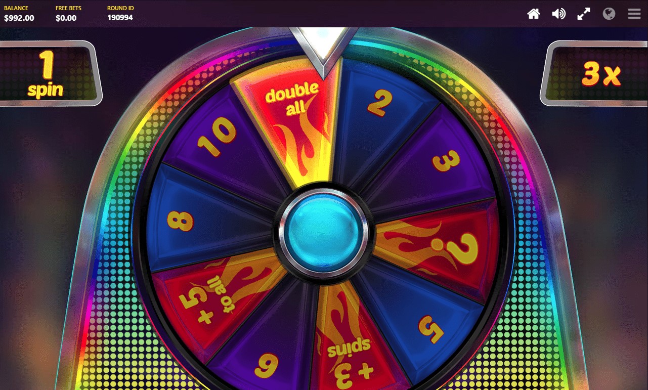 Wheel Bonus feature from Red Tiger’s Mystery Reels video slot