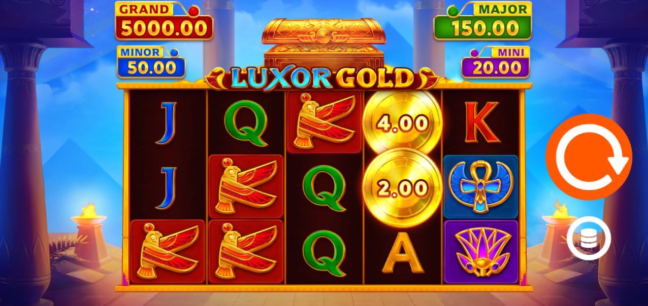 Luxor Gold Hold & Win feature