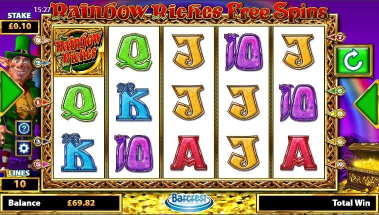 Barcrest’s Rainbow Riches Free Spins slot