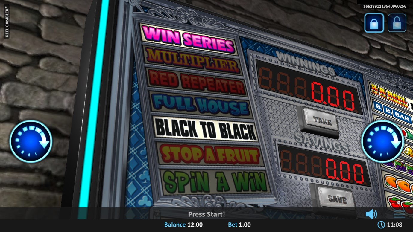 Bonus game selector from Reel Gambler slot machine at PlayOJO