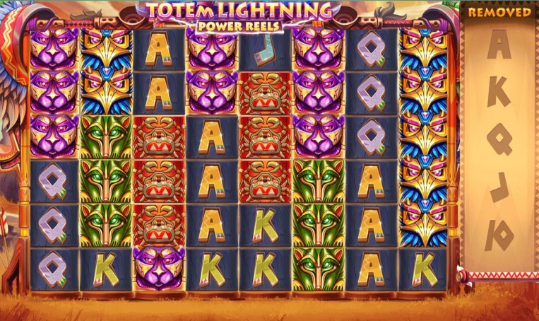 Totem Lightning Power Reels online slot pays up to 7,777x your stake at PlayOJO