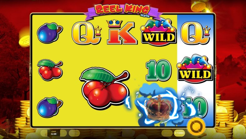 King’s Crown bonus game in the Reel King Mega slot at PlayOJO