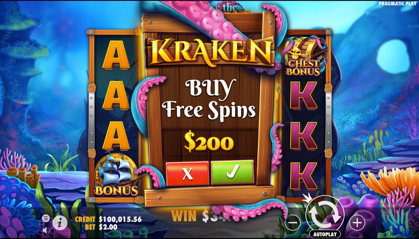 Play Release the Kraken Slot 50 Free Spins PlayOJO