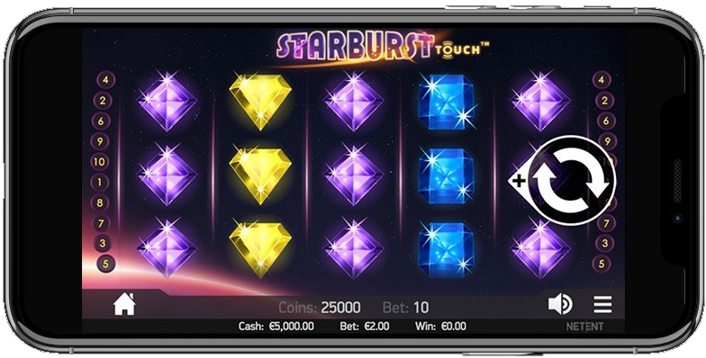 Starburst slot’s also on iPhone
