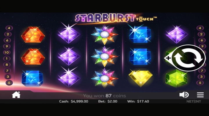 Starburst gives you the Super Mega Win!