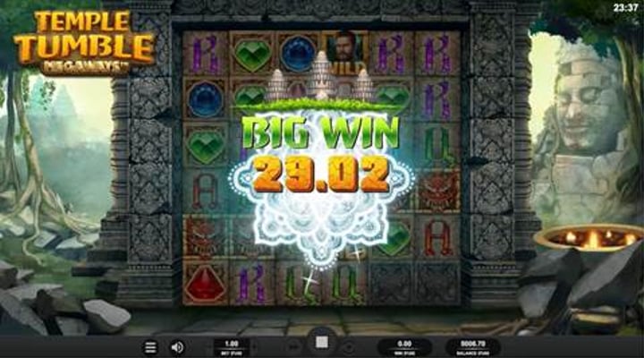 Temple Tumble Slot Big Win Feature