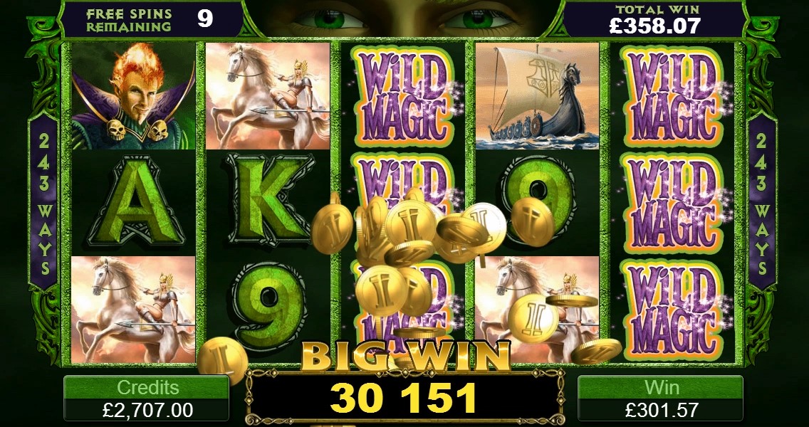 Loki on ThunderStruck gives 15 free spins with couple of twists