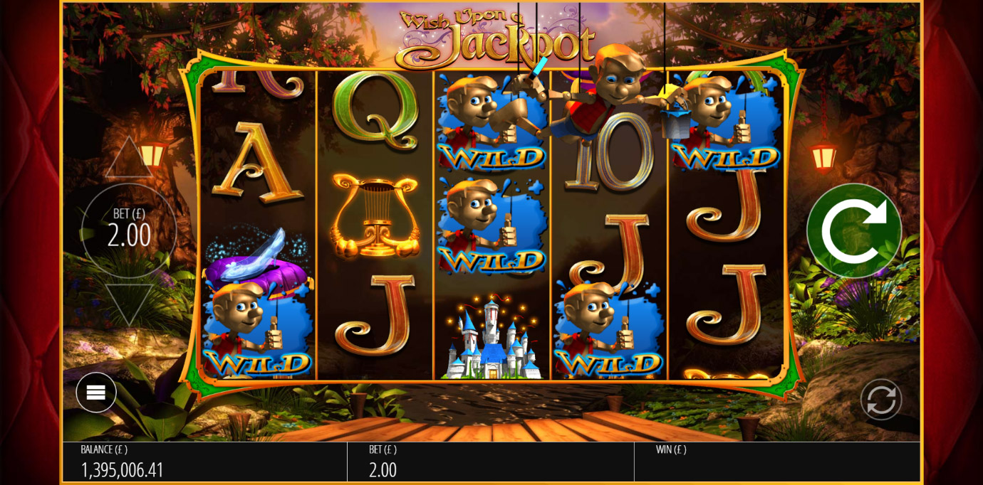 Pinocchio Wilds feature from Wish Upon A Jackpot casino game