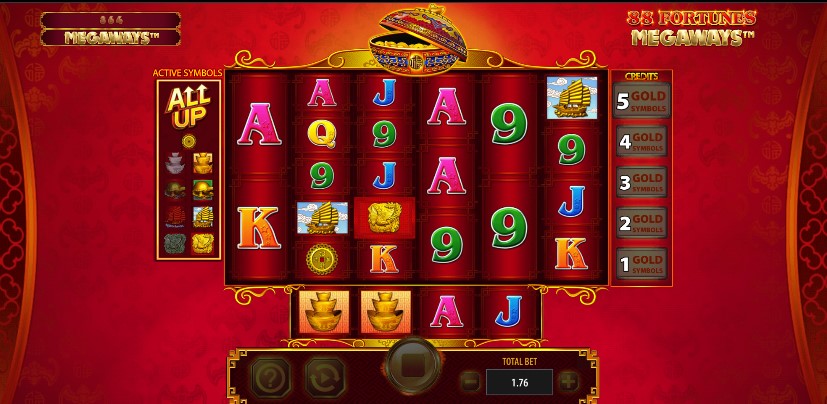 88 Fortunes Megaways Slot Screenshot
