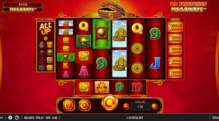 SG Gaming 88 Fortunes slot