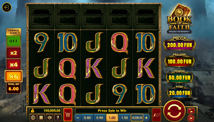 Book of Faith online slot hos PlayOJO casino