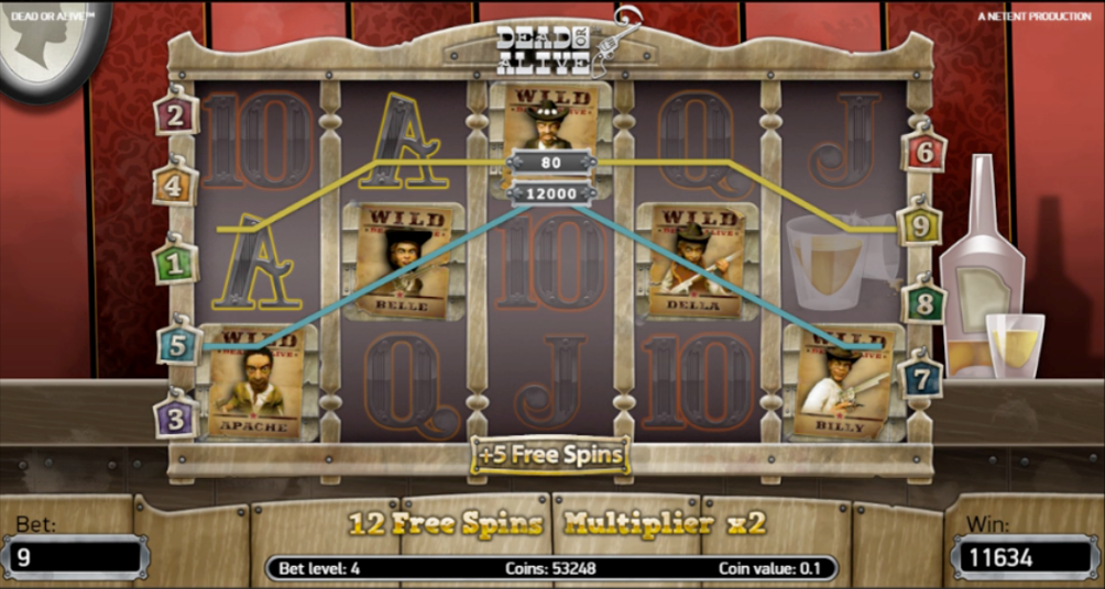 NetEnt Dead or Alive slot